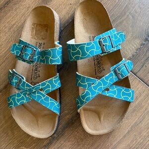 Birki's crossover strap sandals size 40/L9 NEW